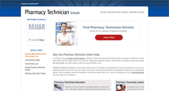 Desktop Screenshot of pharmacytechs.net
